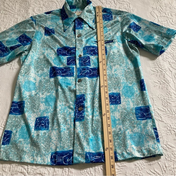 Vintage 60s Mcinerny Hawaiian Men’s shirt short sleeve made in Hawaii - Picture 3 of 10